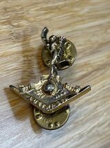 Vintage Australian Signal Corps Badge Pin Pinback Military Militaria KG JD - $4.94