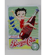 Betty Boop 1997 Drink Boopsi Cola 9.5&quot; x 13&quot; Tin Sign - €15,76 EUR