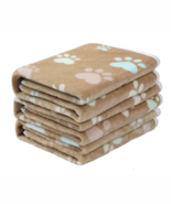 2 Pack Blanket Super Soft Animal Paws Printed Dog Puppy Cat Coral Fleece... - $10.87 CAD+