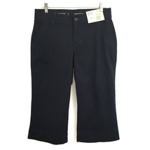 Dockers SureFit Capris Cropped Pants Womens size 8 Comfort Waist Black - £17.69 GBP