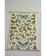 Vintage Retro French Print Poster &quot;Butterflies&quot; /&quot;Nos Bons Papillons&quot; - £31.11 GBP