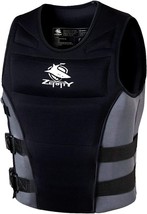 Zeraty Men&#39;S Life Jacket Impact Vest Buoyancy Swimming Vest Adult Life J... - $67.93