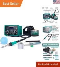 939D+ Digital Soldering Station - Precision Heat Control 392°F to 896°F,... - $122.94