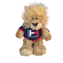 VTG Tommy Hilfiger Brown 16” Lion Plush Stuffed Animal Toy Y2K 2000 blue sweater - £14.23 GBP