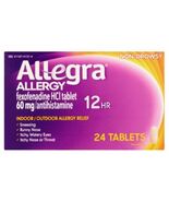 READ Allegra 12 Hour Allergy Relief Medicine Tablets - Fexofenadine Hydr... - $218.96 MXN