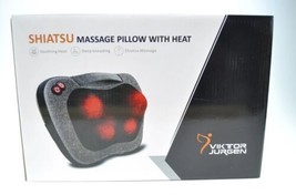 VIKTOR JURGEN Back Massager Neck Massager With Heat, Massage Pillow Open Box - £18.16 GBP