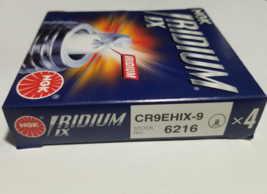 Box of 4 NGK Iridium Spark Plugs Stock No. 6216  CR9EHIX-9 For Honda Mot... - $43.98