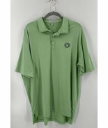 Peter Millar Mint Green Mens Golf Polo Shirt Size XL Medinah Country Club - $727.66 MXN