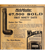 1917 Myle Mayker For Ford Carburetor Advertisement Chas Miller Automobil... - $557.91 MXN