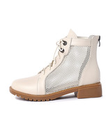 Hot Summer Autumn Cowhide Mesh Cool Boots Fashion Sandals Women&#39;s Shoes ... - £63.09 GBP