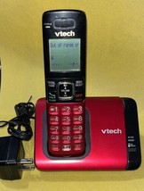 Vtech Cs6719-16 Red Cordless Phone System with Caller ID-Call Waiting Excellent! - £11.37 GBP