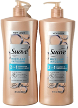 2 Pack Suave Micellar Infusion 2 In 1 Shampoo Conditioner Salon Quality 28oz - £26.54 GBP