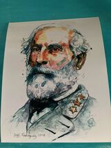 General Lee 8 x 10 photograph print of watercolor painting - $20.00