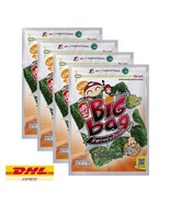 4 x TAO KAE NOI BIG Bag Crispy Grilled Seaweed Grilled Squid Flavor Low ... - $1,120.78 MXN