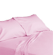 15 &quot; Pocket Pink Stripe Sheet Set Egyptian Cotton Bedding 600 TC choose ... - £52.59 GBP