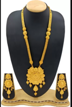 Indian Jewelry Bridal Bollywood Necklace Gold Plated Choker Earrings Ethnic Set - £25.59 GBP