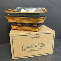 Longaberger Collectors Club 2000 Edition Renewal Basket w/Liner &amp; Protector - £15.08 GBP