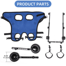 Pet Walk Booster Dog Wheelchair Disability Adjustable Dog Hind Legs Bracket Cat  - £104.73 GBP+