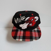 No Fear Snapback Hat Otto Cap Vintage 90&#39;s Plaid Flat Bill Adjustable One Size - £14.93 GBP