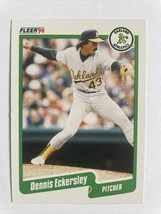 1990 Fleer Baseball Card Dennis Eckersley #6 - $1.00