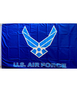 U.S. AIR FORCE BLUE  3x5&#39; 2-PACK FLAG  IN/OUTDOOR  100D POLYESTER QUALIT... - $13.49