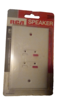 RCA Speaker Wall Plate for In-Wall Speaker Installations - White - AH300... - £5.90 GBP