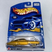 2002 Hot Wheels Mainline/Collector #123 EVIL TWIN Gold w/Gold Lace Spoke... - £5.42 GBP