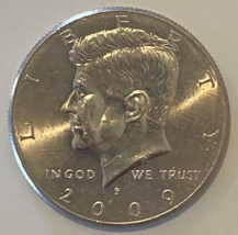 2009-P 50C Kennedy Half Dollar. Free Shipping!!!!!!!!!!!!!!!!!! - $2.50