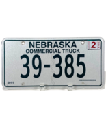 Nebraska License Plate- 39-385 -Commercial Truck-Expired 2/16 - 1 - $9.50