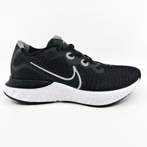 Nike Renew Run Black Metallic Silver White Women Athletic Sneaker CK6360... - $64.95