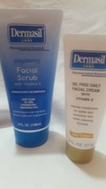 Dermasil Facial Scrub and oil Free Moisturizer  with Vitamin E  - £8.30 GBP