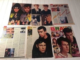 Pet Shop Boys teen magazine pinup poster clippings 980&#39;s Bop - £9.57 GBP