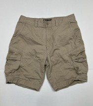 Roundtree &amp; Yorke Cargo Shorts Men Size 34 (Measure 32x9) Beige - £7.17 GBP