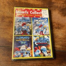The Smurfs Collection 4 Movie Collector&#39;s Set DVD All in One Case New Sealed - £3.94 GBP