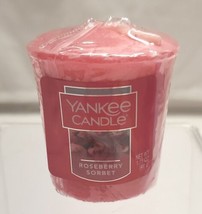 Yankee Candle Votives: roseberry sorbet Wax Melts Lot of 6 Pink Wax New - £12.19 GBP