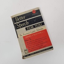 Better Speech for You Small 1940s Grammar Book English Refresher Permabound - £2.36 GBP