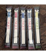 Lot Of 5 The Unique 20-22” / 16-18” Polyester Invisible Zippers Variety ... - $13.51 CAD