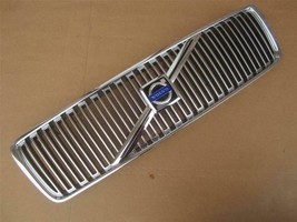 OEM 99-03 Volvo S80 Upper Front Grille Grill Chrome WITHOUT Emblem 9178087 - $44.54