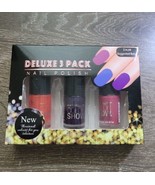 Maybelline Color Show Deluxe 3 Pack Nail Polish New - £8.82 GBP