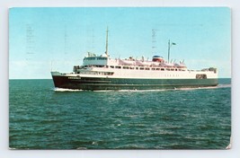 Steamship MVS Abegweit Ice Breaker Boat Ship Chrome Postcard M8 - £3.12 GBP