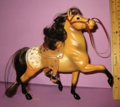 Breyer Ponies Model Horse Americana Girl Pony Dapple Tan Brown w/ Tack EUC! - £23.98 GBP