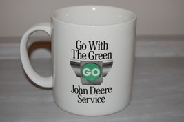 John Deere Vintage Coffee Mug Go With The Green Service Model D Tractor 24-53 - £11.43 GBP