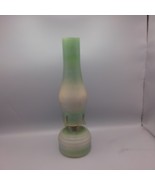 Vintage Aguila, Heche Por, Lux S.A. Mty. Mex 14” Green Frosted Oil Lamp ... - $470.22 MXN