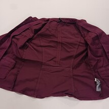 White House Black Market Women's Red Button Front Jacket Pockets Size 4 Chest 35 image 10