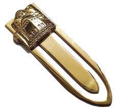 Superb Jerusalem Bookmark from Israel gold tone Bible pagemark Mt Zion old city - £10.07 GBP