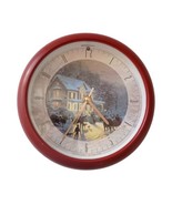 Thomas Kinkade Clock Home For The Holidays Musical Wall Christmas Videos... - £19.55 GBP