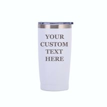 6pk Engraved Tumblers Engraved with Your Logo Design Text Travel Mug Coffee Cup - £77.67 GBP