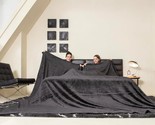 Big Soft Fleece Blanket 300Gsm Larger King Size 120X138 Inches Lightweig... - $77.99