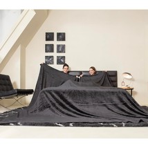 Big Soft Fleece Blanket 300Gsm Larger King Size 120X138 Inches Lightweight, True - £62.11 GBP