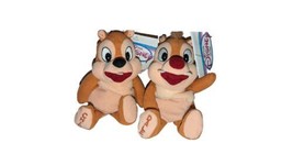 Disney Store Chip &amp; Dale Mini Bean Bag Plush W/ Tags Collectible Toy 8&quot; - £10.70 GBP